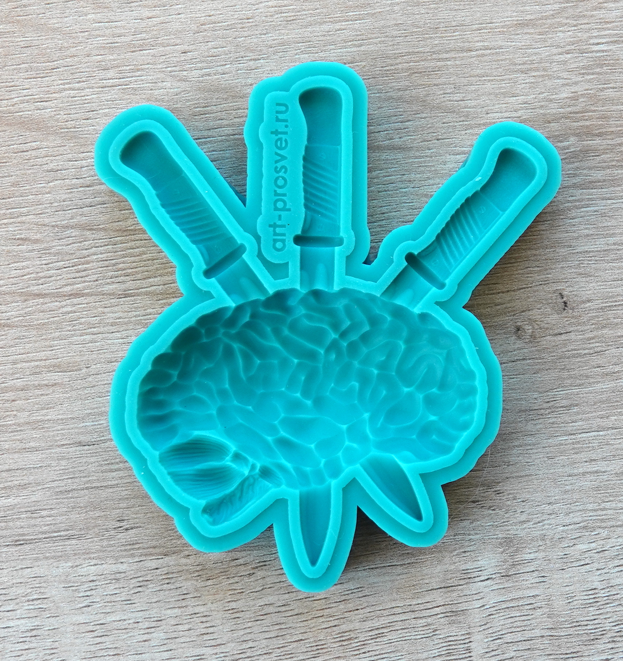 Молд "Мозг с тремя кинжалами" (M)