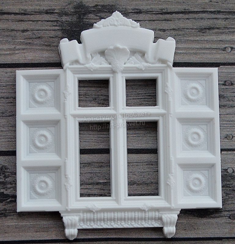 Молд "Окно со ставнями 2"