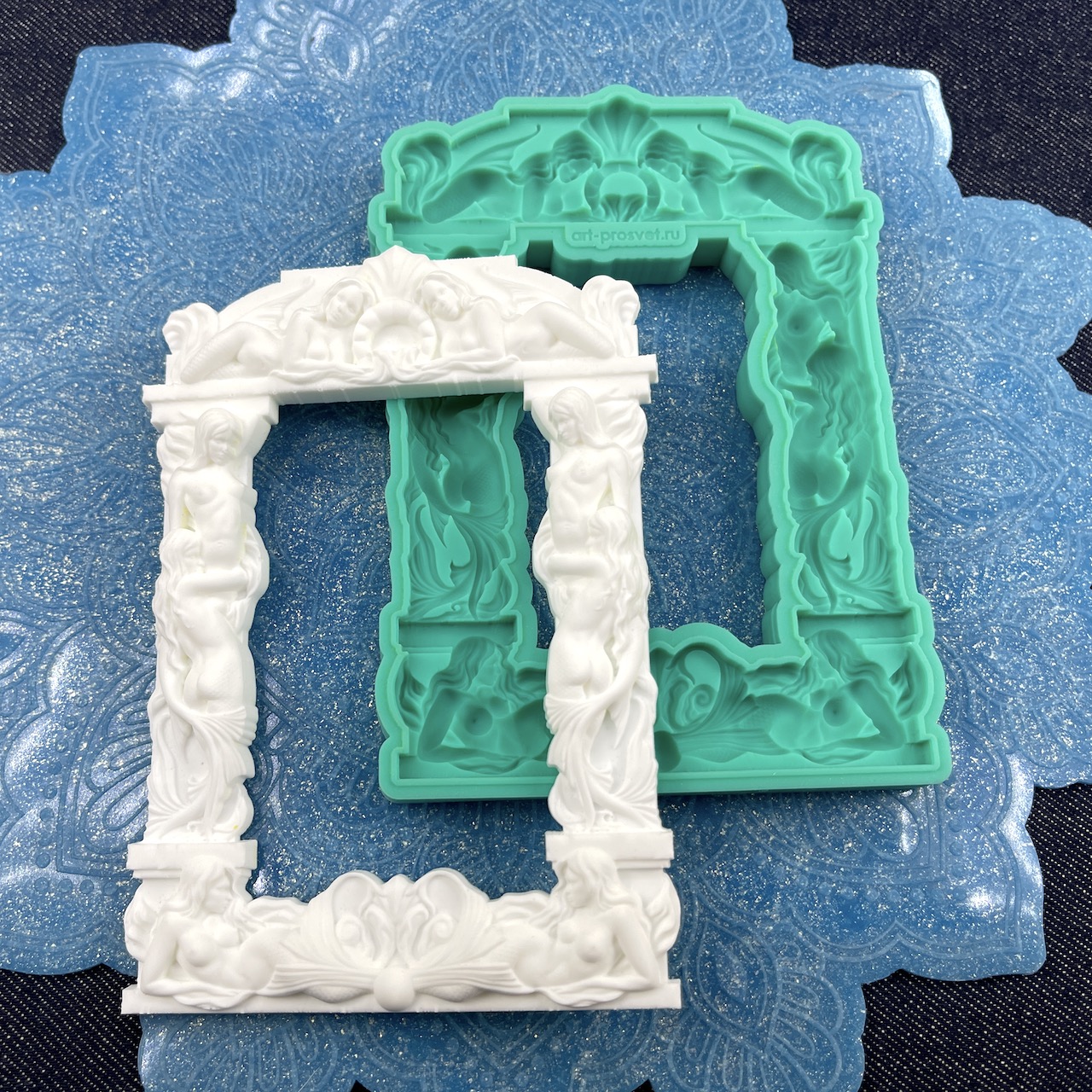 Молд рамка "Русалки" (XL)