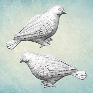 Молд "Птица Голубь" (XS)