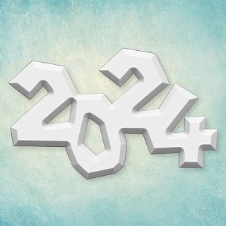 Молд надпись "2024" (S)