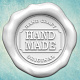 Молд "Сургучная печать HAND MADE 1" (XS)