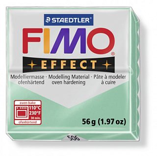 FIMO Effect Double Jade Green полимерная глина, запекаемая в печке, уп. 56 гр. цвет: зеленый нефрит