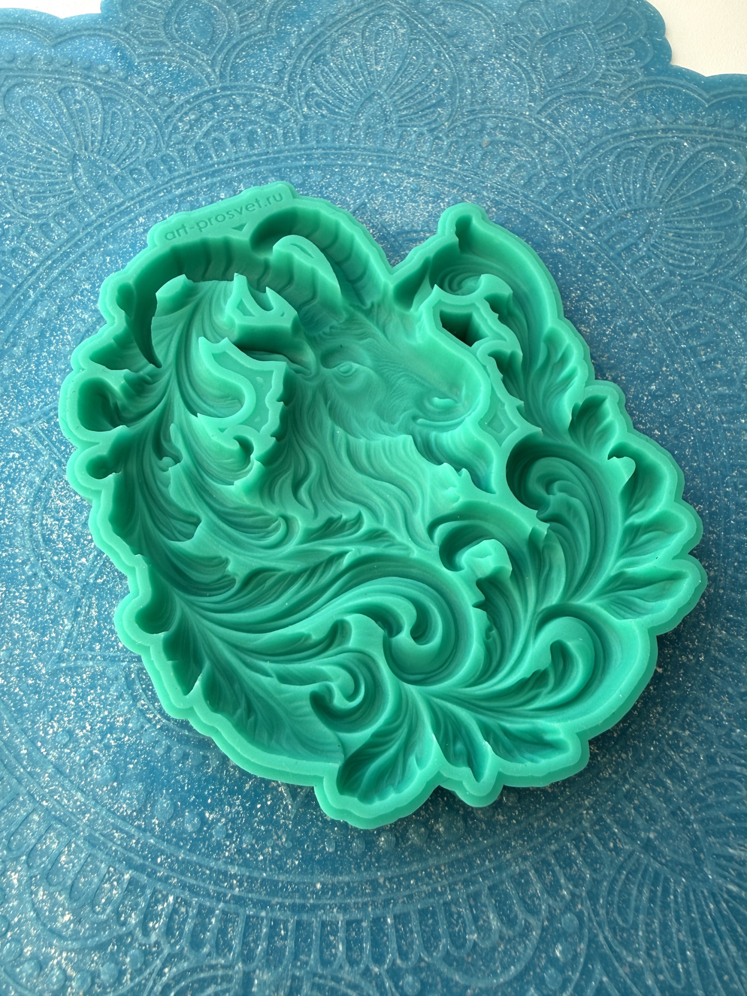 Молд "Коза в узорах" (L)