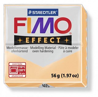 FIMO Effect Pastel Peach полимерная глина, запекаемая в печке, уп. 56 гр. цвет: персик