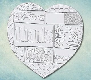 Молд "Лоскутное сердце Thanks" (S)