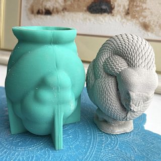 3D-молд "Змея в клубке 3" (L)