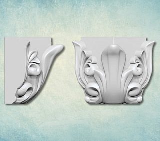 Комплект молдов 3D "Капитель" (XS)