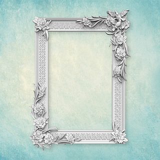 Молд рамка "Цветы и птицы" (M)