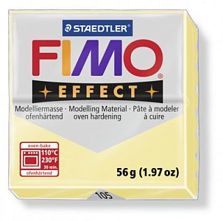 FIMO Effect Pastel Vanilla полимерная глина, запекаемая в печке, уп. 56 гр. цвет: ваниль