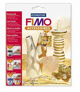 FIMO Металлическая фольга многоцветие, 14x14