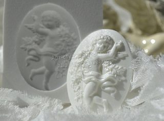 Молд камеи ангелок