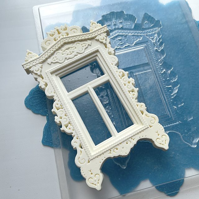 Пластиковая форма "Русский наличник 7" (XL)