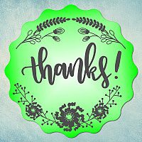 Молд "Thanks" (S)