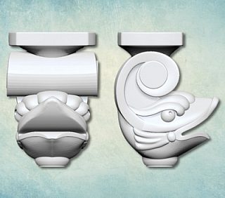 Молд 3D "Ножка" (XS)