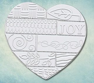 Молд "Лоскутное сердце JOY" (S)