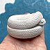 3D-молд «Змея в клубке» (L) — крупная змея, свернувшаяся плоским клубком, с детальной чешуёй