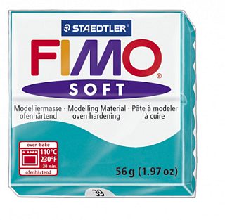 FIMO Soft Peppermint полимерная глина, запекаемая в печке, уп. 56 гр. цвет: мята