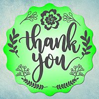 Молд "Thank you" (S)